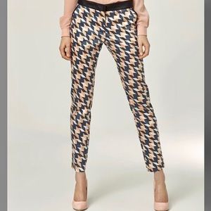 Nife Pink Geometric Pants